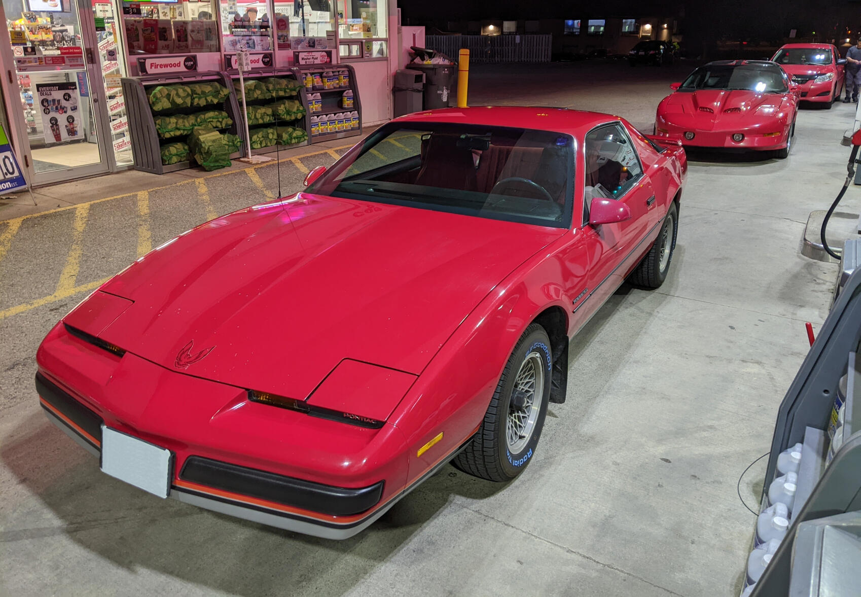 Fancy KARR finds cousin at gas station